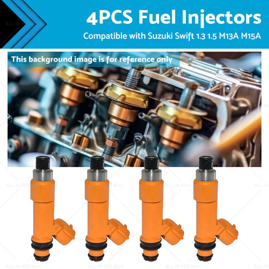 Fuel Injector Set 1.3/1.5L for Suzuki Swift M13A/M15A 2005-2016