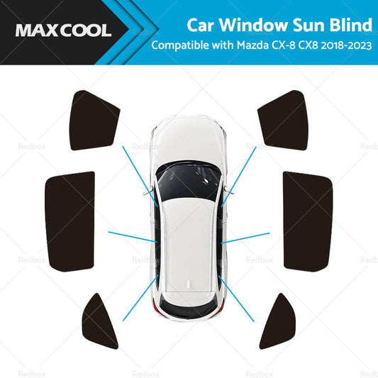 Car Window Sunshade Mesh for Mazda CX-8 (2018-2023)