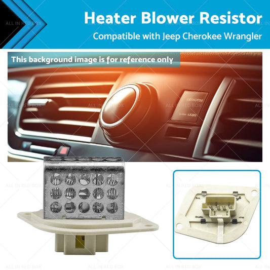 Heater Blower Motor Resistor 4.0L for Jeep Wrangler Cherokee 1997-2001