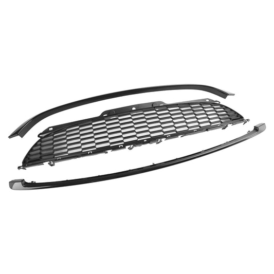 3PCS Gloss Black Front Grille for MINI R55 Cooper S JCW 08-14