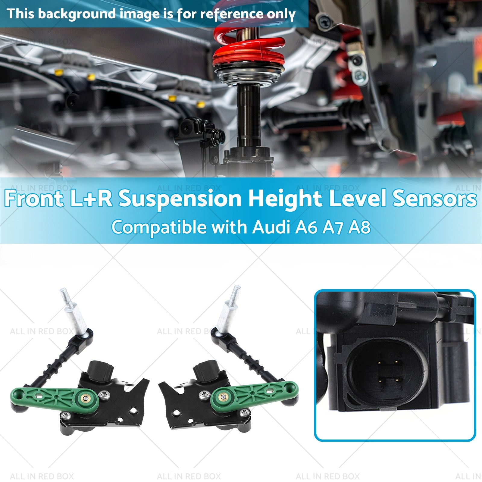Front LR Suspension Height Level Sensors 4H0941285G Suitable for Audi A6 A7 A8-2