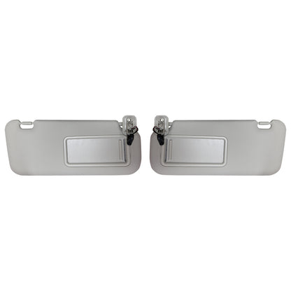 2x Sun Visors Right & Left With Light Suitable For Mazda 3 2010-2013 BBM369270C75-1