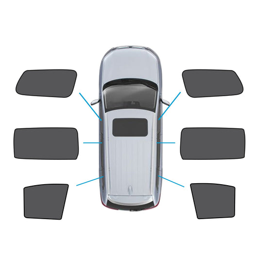 6x Magnetic Mesh Sunshades for Kia Carnival YP 2015-2020