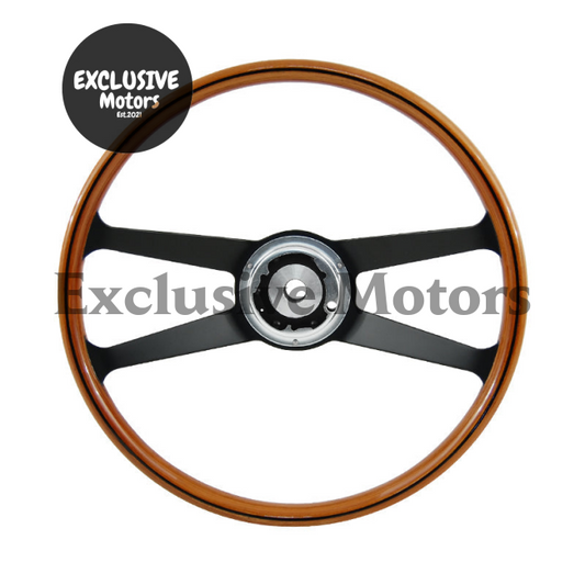 390mm Wood Rim Steering Wheel for Porsche 911/912 (1965-1973)