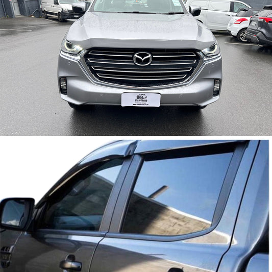 Weather Shields & Bonnet Guard for Mazda BT-50 (2021-2023)