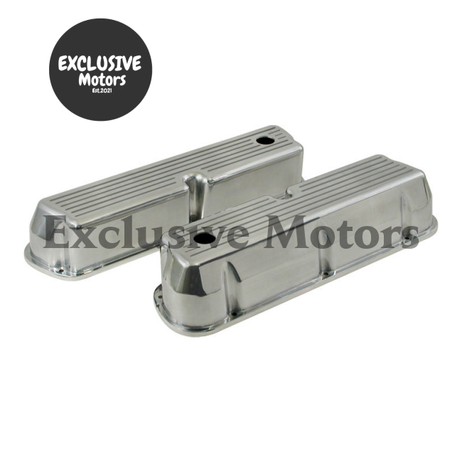 Ball Milled Aluminum Valve Covers Tall 289 302 351W for Ford (1963-1996)