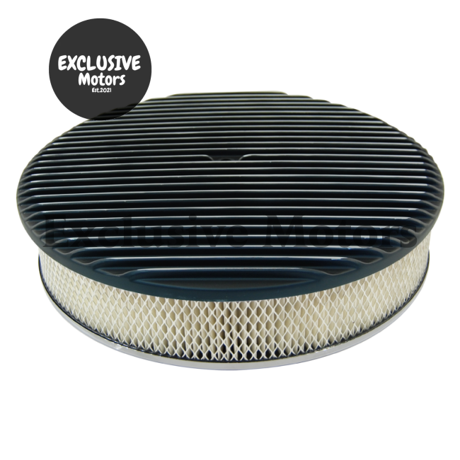 14" Air Cleaner Kit Full Finned Black for Chevrolet Camaro (1967-1981)