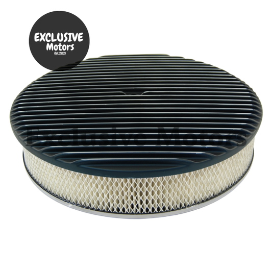 14" Air Cleaner Kit Full Finned Black for Chevrolet Camaro (1967-1981)