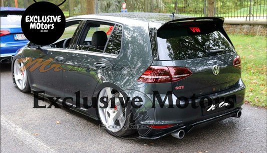 Black Rear Spoiler for Volkswagen Golf GTI/R 2012-2021 Clubsport