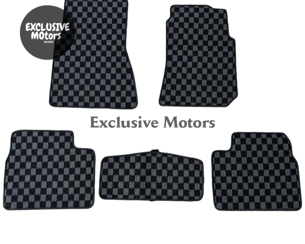 R32 SKYLINE GTST / GTR CHECKER FLOOR MATS