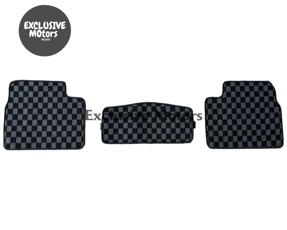 R32 SKYLINE GTST / GTR CHECKER FLOOR MATS