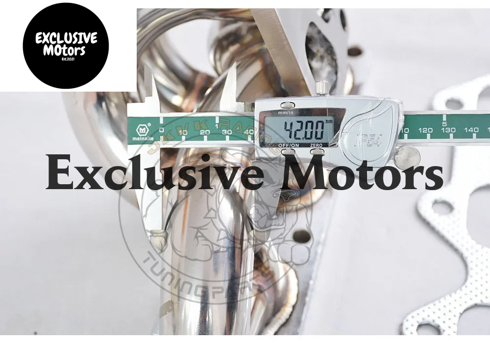 JKVK RACING Header Exhaust Manifold For Lancer EVO8 2.0L 4G63 I4 2003-2005