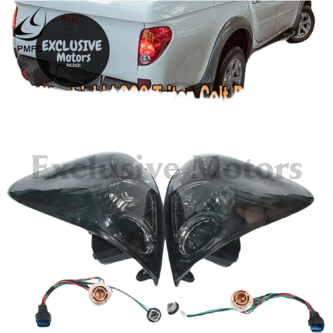 Smoke Tail Light Assembly for Mitsubishi L200 Triton Colt Pickup (2005-2016)