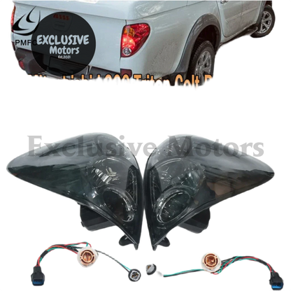 Smoke Tail Light Assembly for Mitsubishi L200 Triton Colt Pickup (2005-2016)