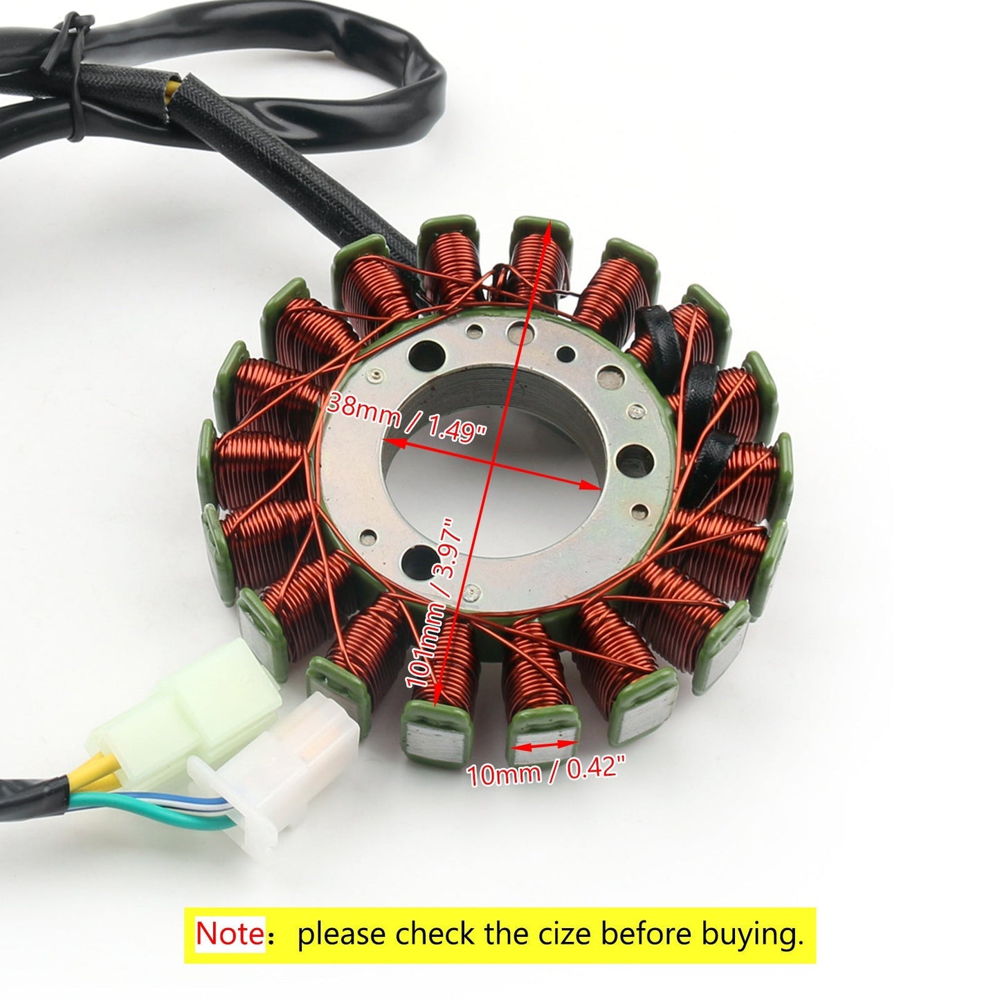 Magneto Stator Coil For Suzuki GN250 (82-2001) TU250 (97-2001) Generic