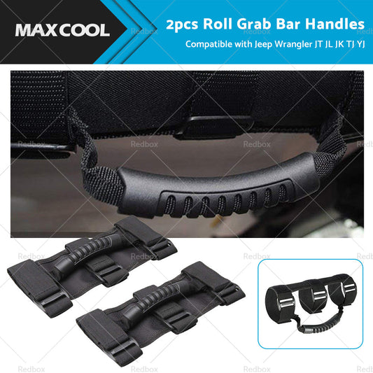 Off Road Grab Handles for Jeep Wrangler JT/JL/JK/TJ 1997-2023 Black