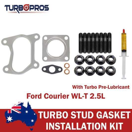 Turbo Installation Stud, Gasket & Lubricant Kit for Mazda B2500 WL-T 2.5L