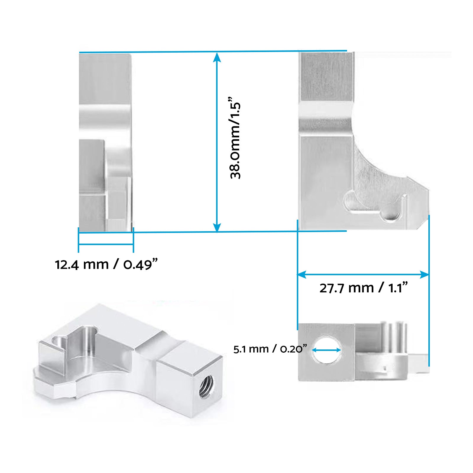 Intake Manifold Repair Bracket Kit Suitable For Audi / VW / Skoda / Seat 2.0 03L129711E-1