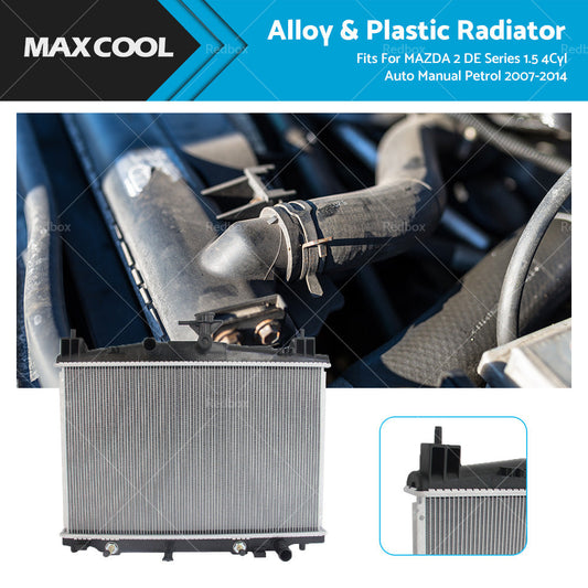 Radiator 1.5L for Mazda 2 DE Series 4Cyl Auto/Manual 2007-2014