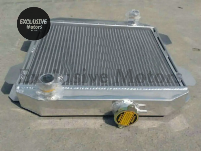 Aluminum Radiator & Fan For Ford Capri (1.3L 1.6L 2.0L Escort 78 + )