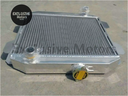 Aluminum Radiator & Fan For Ford Capri (1.3L 1.6L 2.0L Escort 78 + )