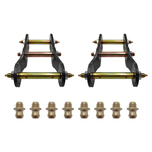 Extended Greasable Shackles 2 Inch 50mm Lift Kit Suitable For Mitsubishi Triton ML / MN 2005-2015-0