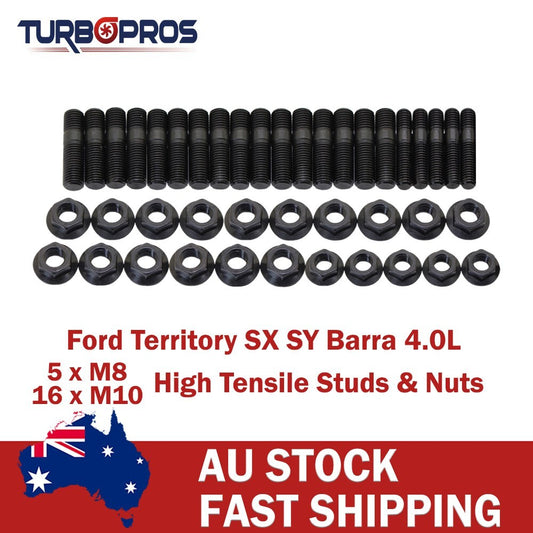 High Tensile Exhaust Manifold&Turbo Full Stud Kit for Ford Territory SX SY Barra