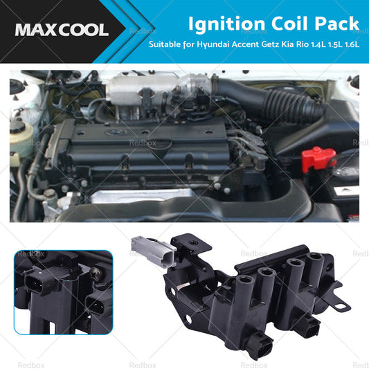 Ignition Coil Pack 1.4L 1.5L 1.6L for Hyundai Accent Getz Kia Rio 2000-2011