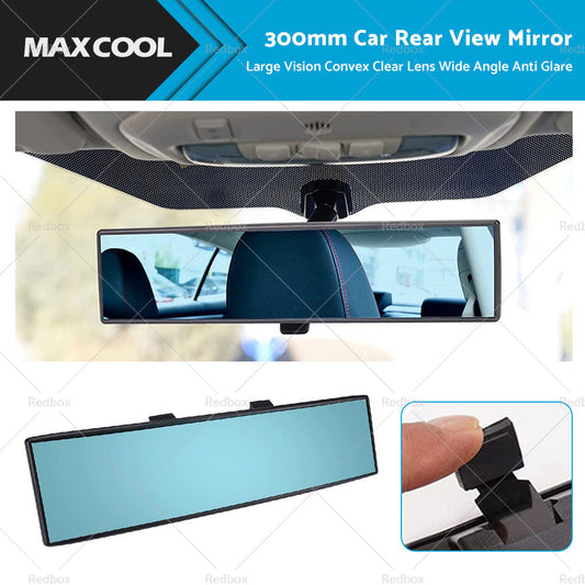 300mm Wide Angle Rear View Mirror for Car Anti Glare, Clear Lens