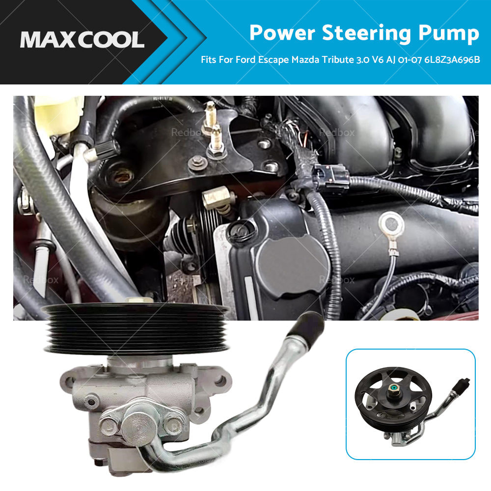 Power Steering Pump 3.0 V6 for Ford Escape Mazda Tribute 2001-2007