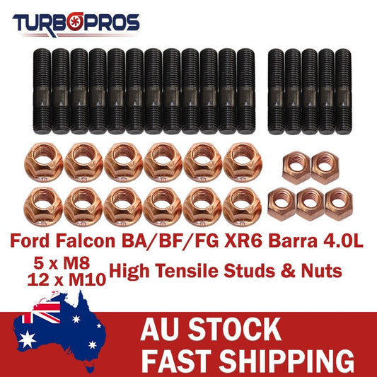High Tensile Exhaust Manifold&Turbo Dump Pipe Stud Kit for Ford Falcon XR6 4.0L