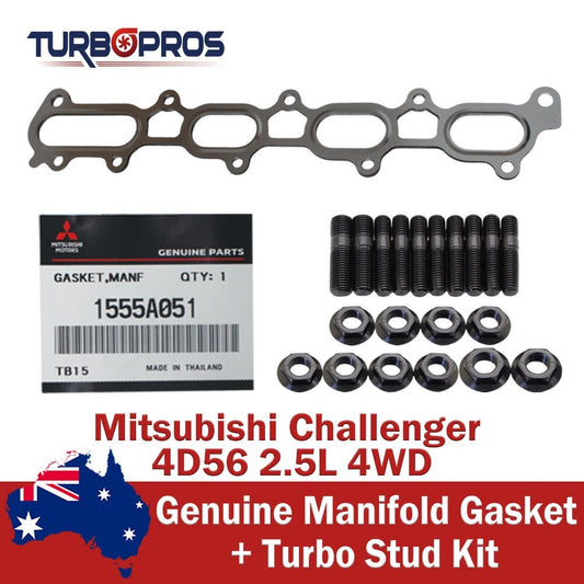 Genuine Manifold Gasket & Stud Kit for Mitsubishi Challenger 4D56 2.5L 4WD