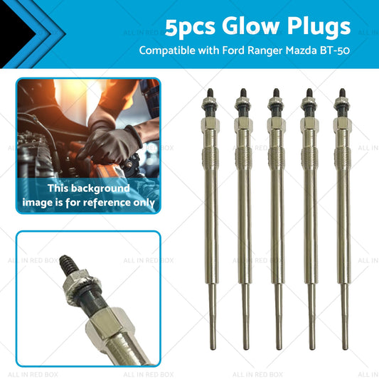5x Glow Plug for Ford Ranger PX Mazda BT50 3.2L Diesel 2011-2023