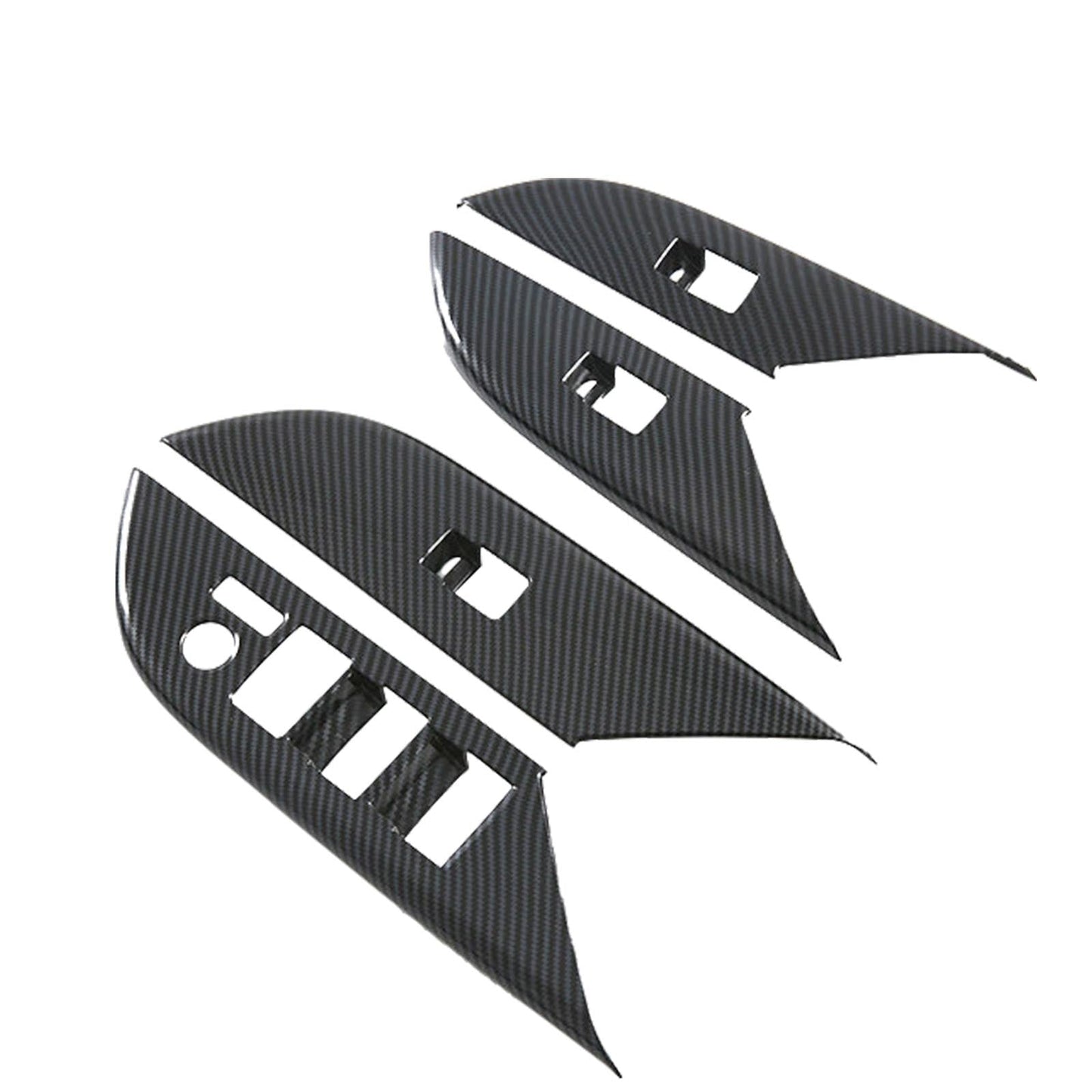 4PCS Window Lift Panel Trim for Toyota Hilux Revo 2024