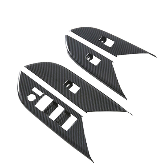 4PCS Window Lift Panel Trim for Toyota Hilux Revo 2024