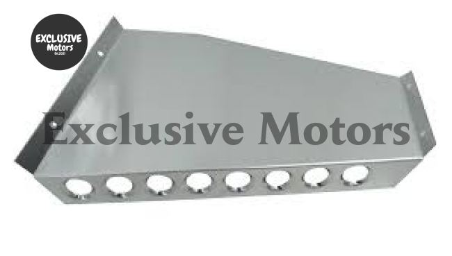 Ford Escort MK1 & 2 centre console Alloy silver for standard tunnel RAL066