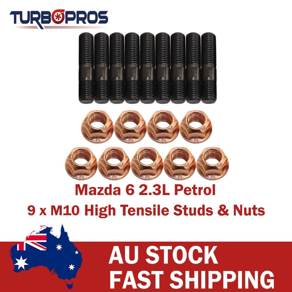 High Tensile Turbo Charger Stud Kit for Mazda 6 2.3L Petrol