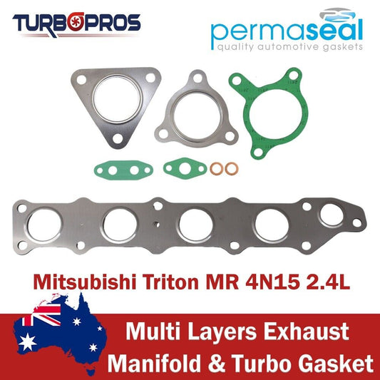 Permaseal Exhaust Manifold&Turbo Gasket for Mitsubishi Triton MR 4N15 2.4L