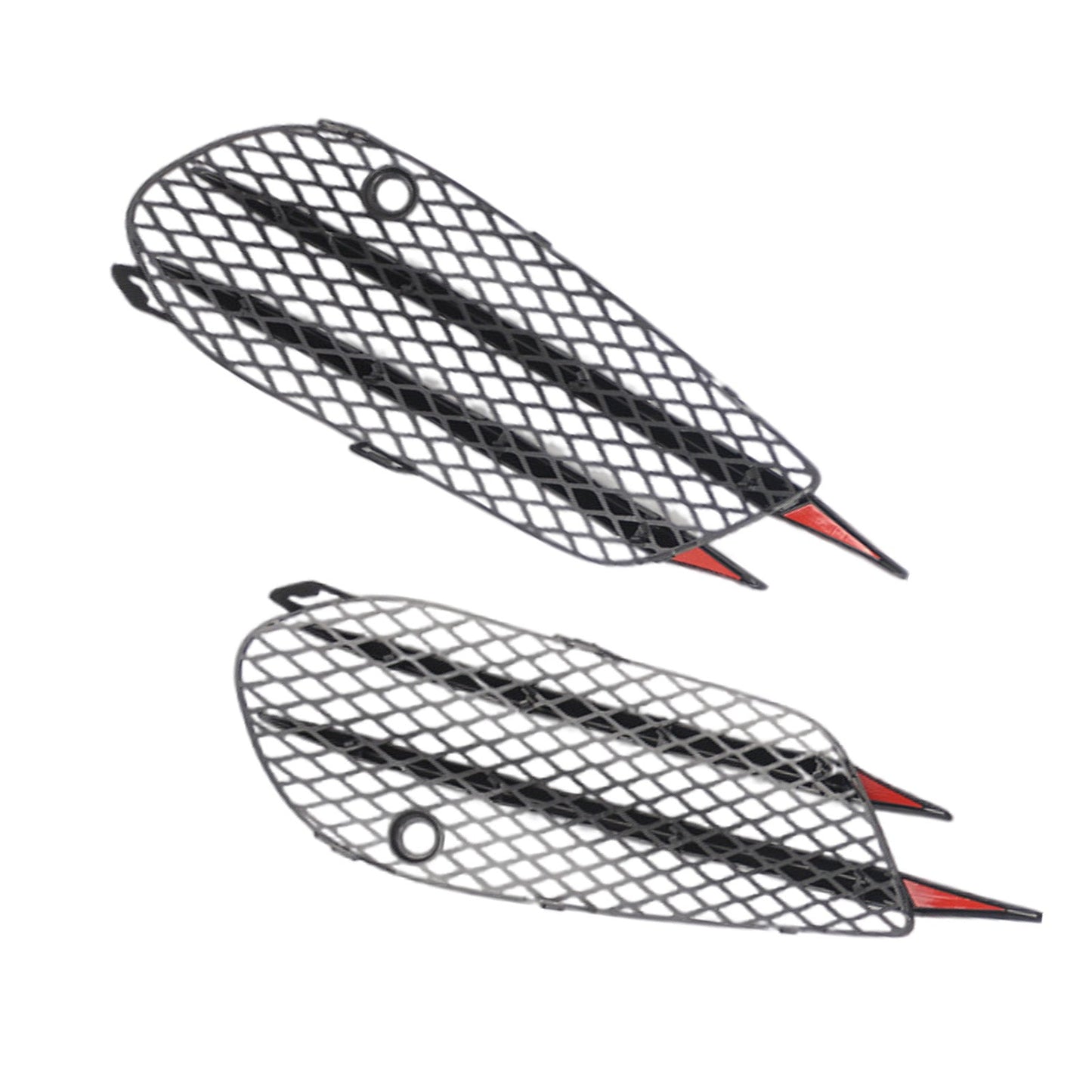 Pair Front Bumper Fog Lamp Grille Suitable for Mercedes-Benz C-Class W205 15-18-1