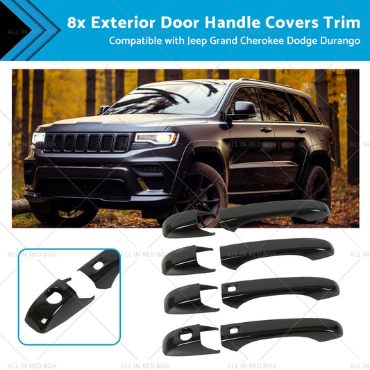 Exterior Door Handle Covers Trim for Jeep Grand Cherokee 2011-2021