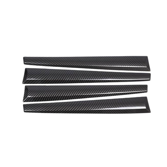 4X Carbon ABS Door Panel Trim for Toyota Hilux 2015-2021