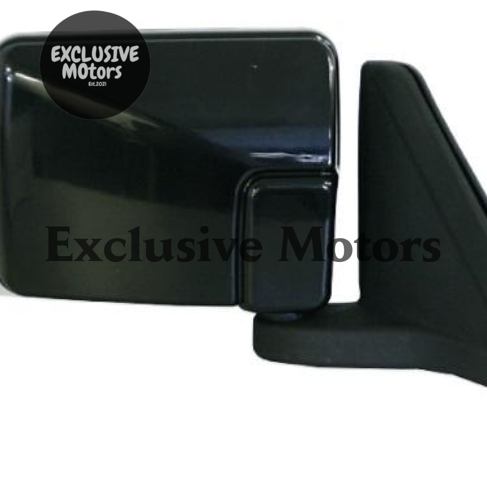 Right-Hand Mirror Black Corner Mount for Mitsubishi L200 Triton (1996-2005)