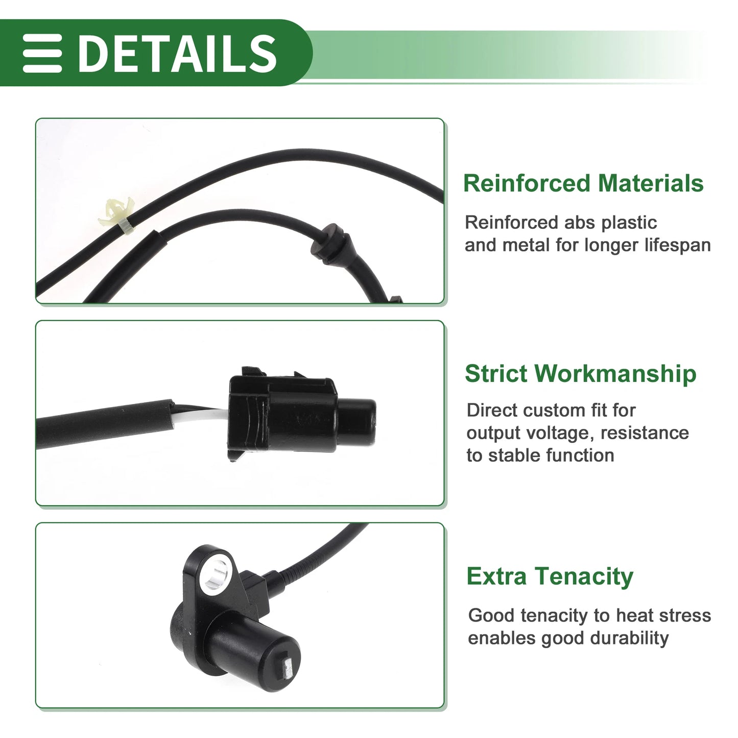 ABS Wheel Speed Sensor for Suzuki Swift (2004–2010) No. 5622062J00 Front Left