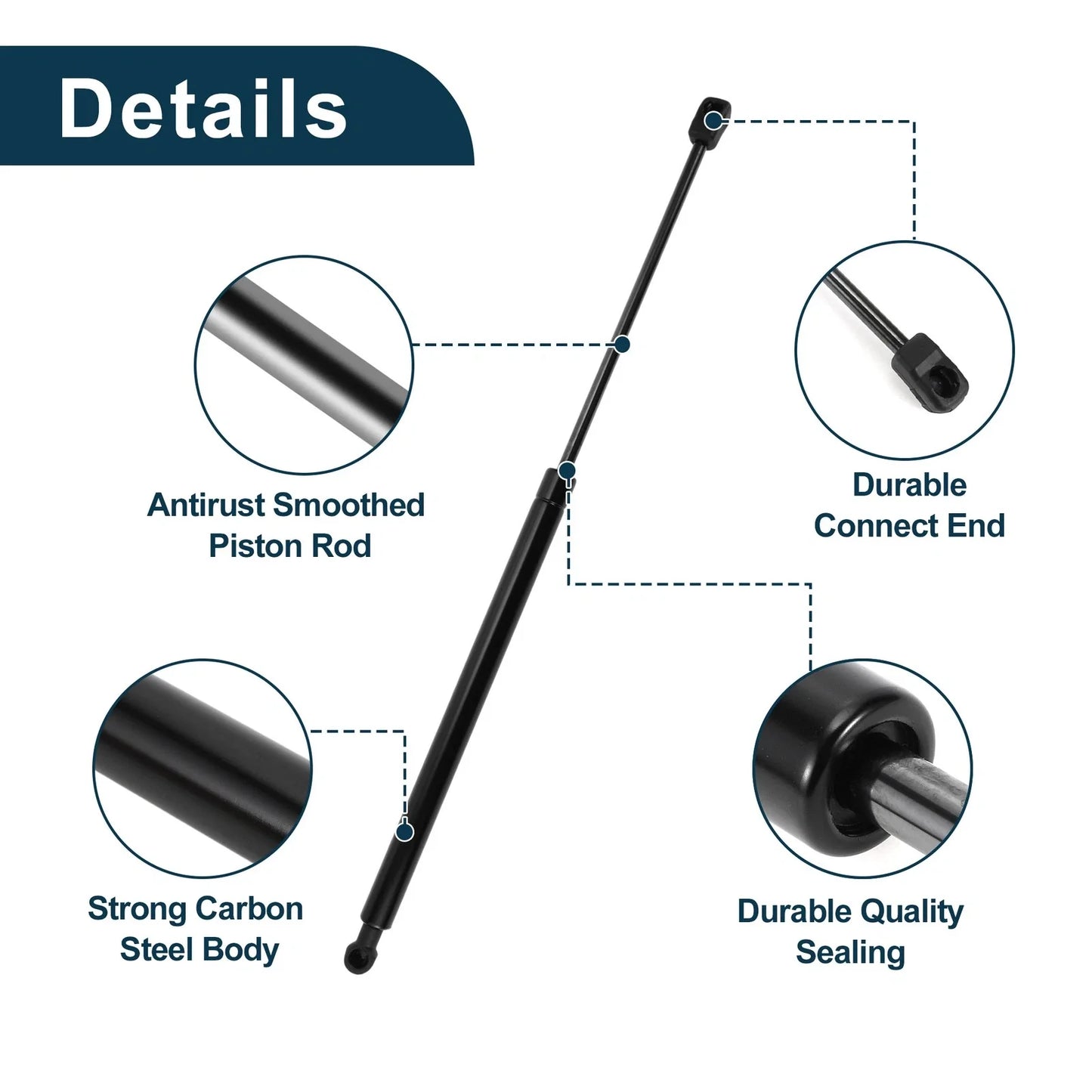 Hood Lift Supports Struts for Chevy Malibu Sedan (2008-2012)