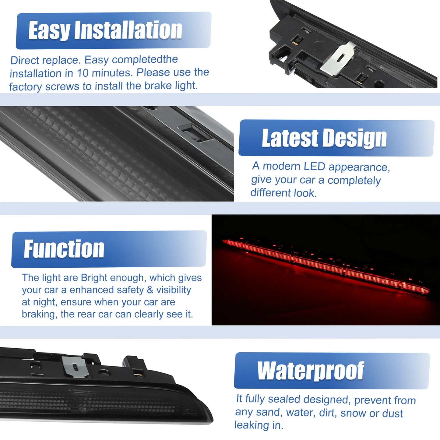High Level Third Brake Light 4F9945097 for Audi A6 (2005–2011)