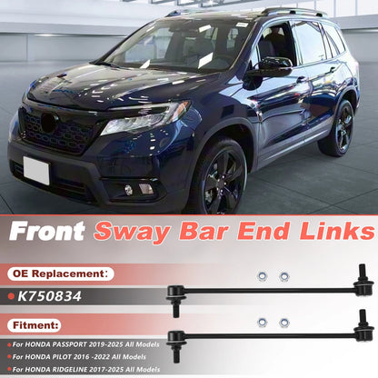 Set of 2 Front Sway Bar Links for Honda Passport Pilot Ridgeline (2003–2021)