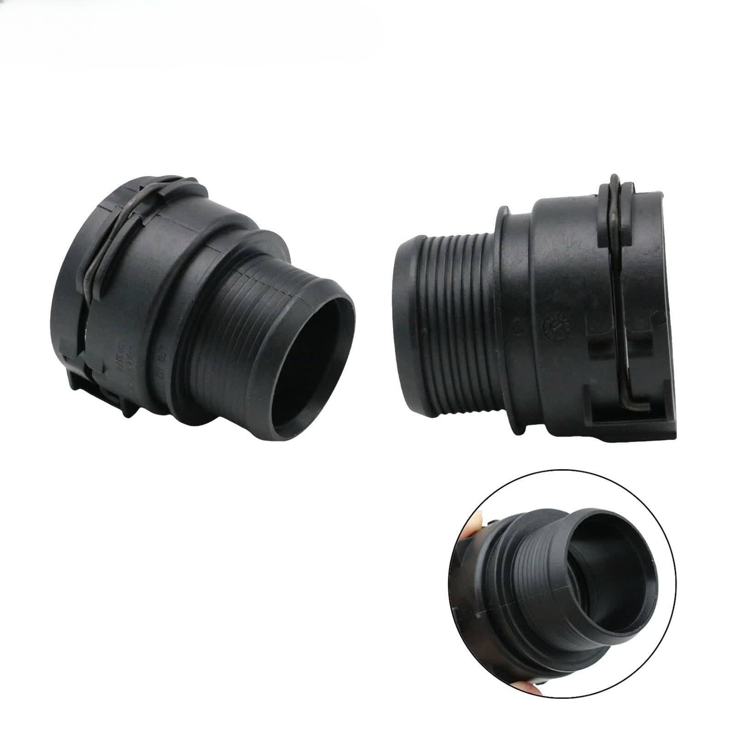 Pair Coolant Flange Couplings for Audi A4 S4 A5 S5 Q7 A8 A6 S6 A7 (2000–2023)