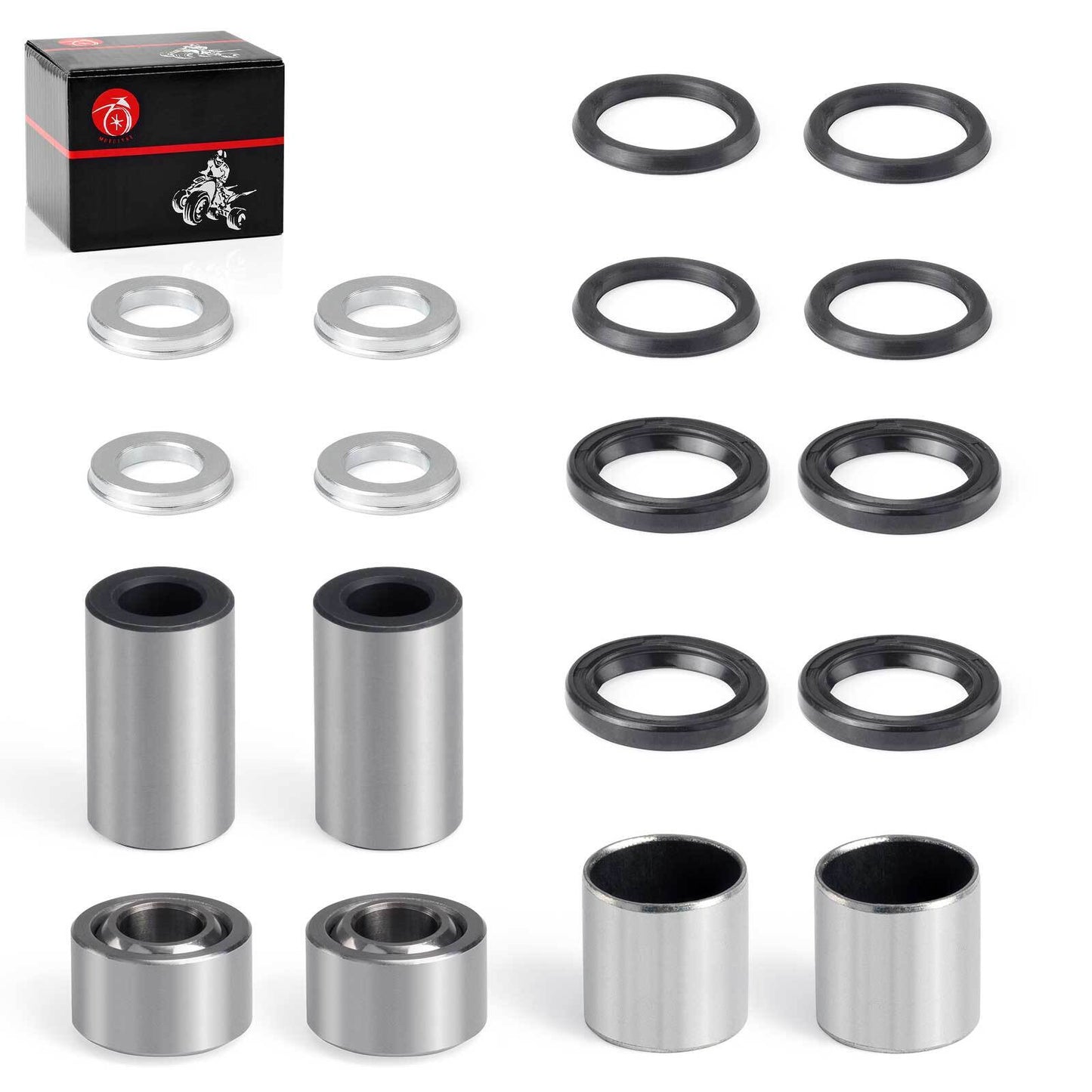 2X Front Shock Bushing Seal Kit for Honda Sportrax 400 (1999–2004)