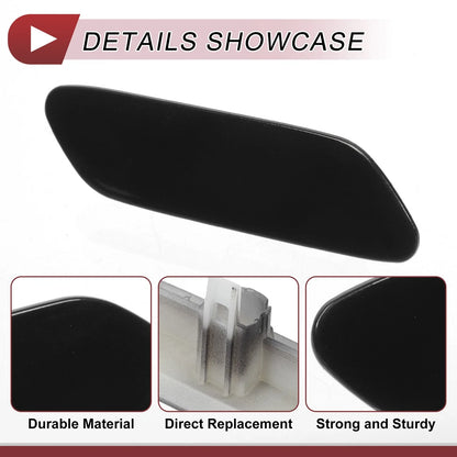 Front Right Washer Nozzle Cover for Lexus RX350 (2016-2019) Black 1 x Cap