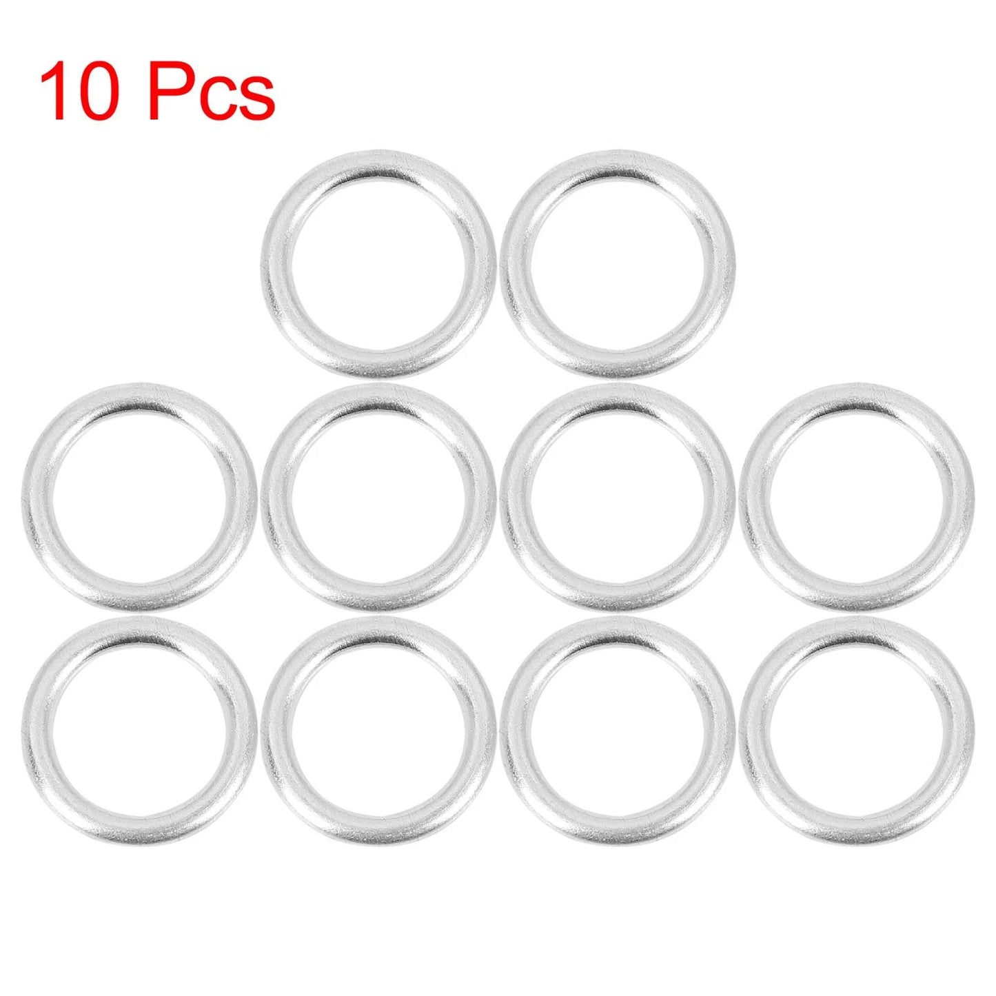 10pcs M14 Engine Oil Drain Plug Gaskets for Audi (N0138157)
